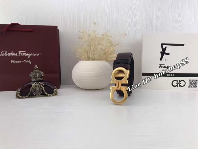 菲拉格慕專櫃款男士皮帶 Ferragamo雙面牛皮爆款腰帶  jjp2224
